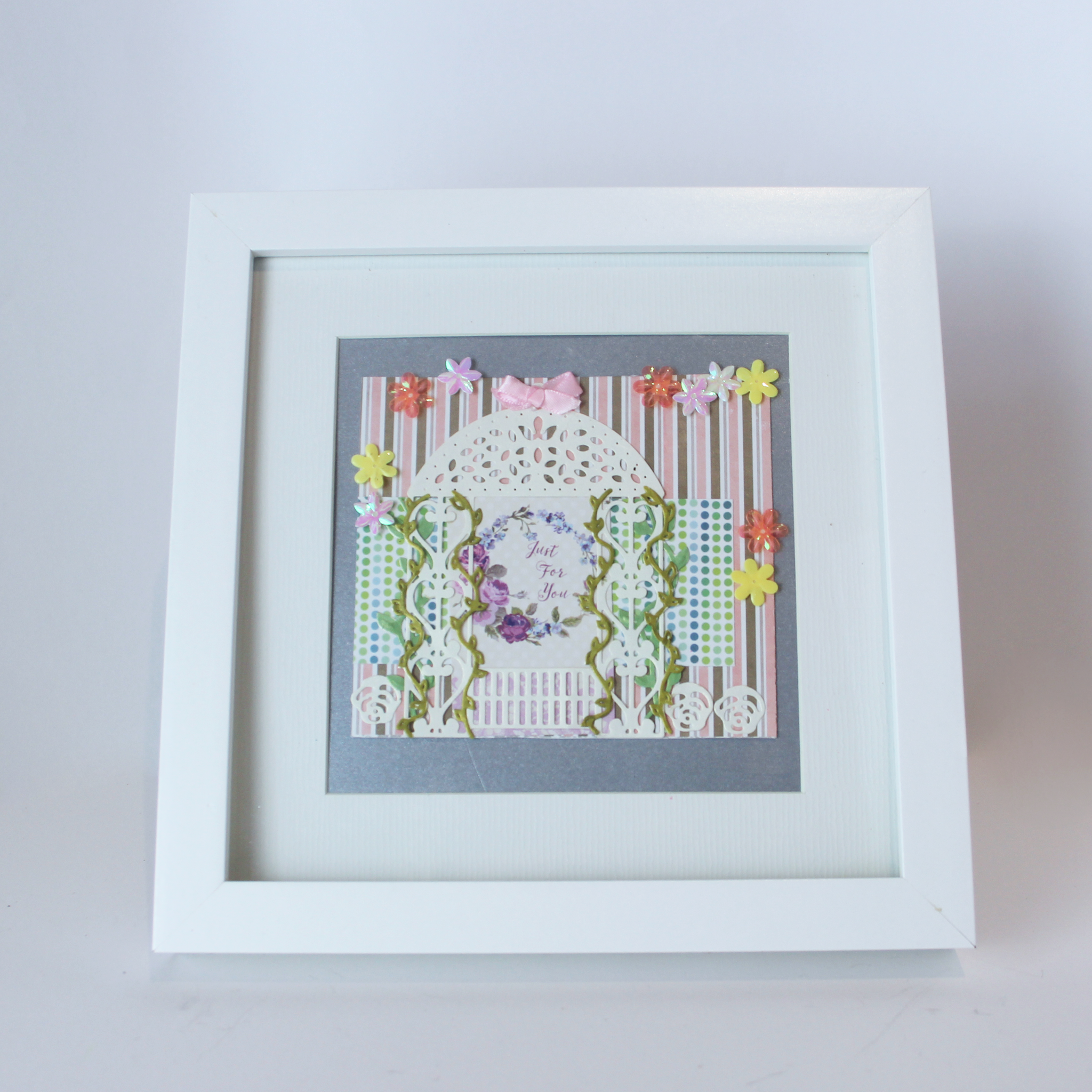 Just For You Mixed Media Botanical Frame